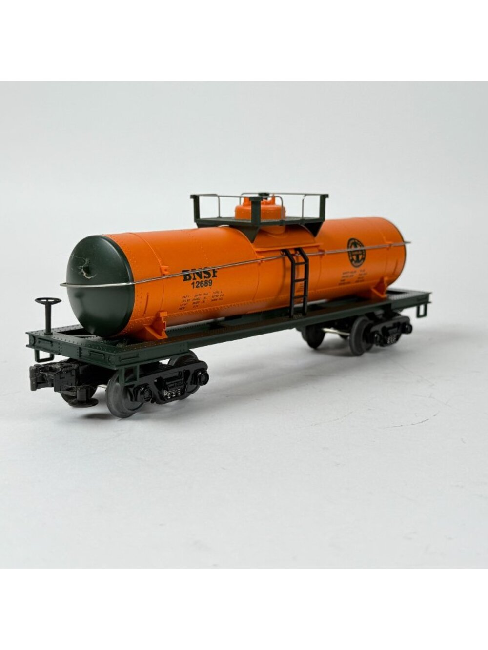 RailKing Rugged Rails BNSF 12689 O-27 Tank Car Series 33-7304 MTH Train